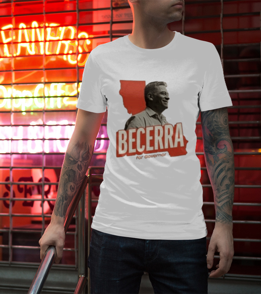 Becerra For Governor Xavier Becerra Election Photo T-Shirt