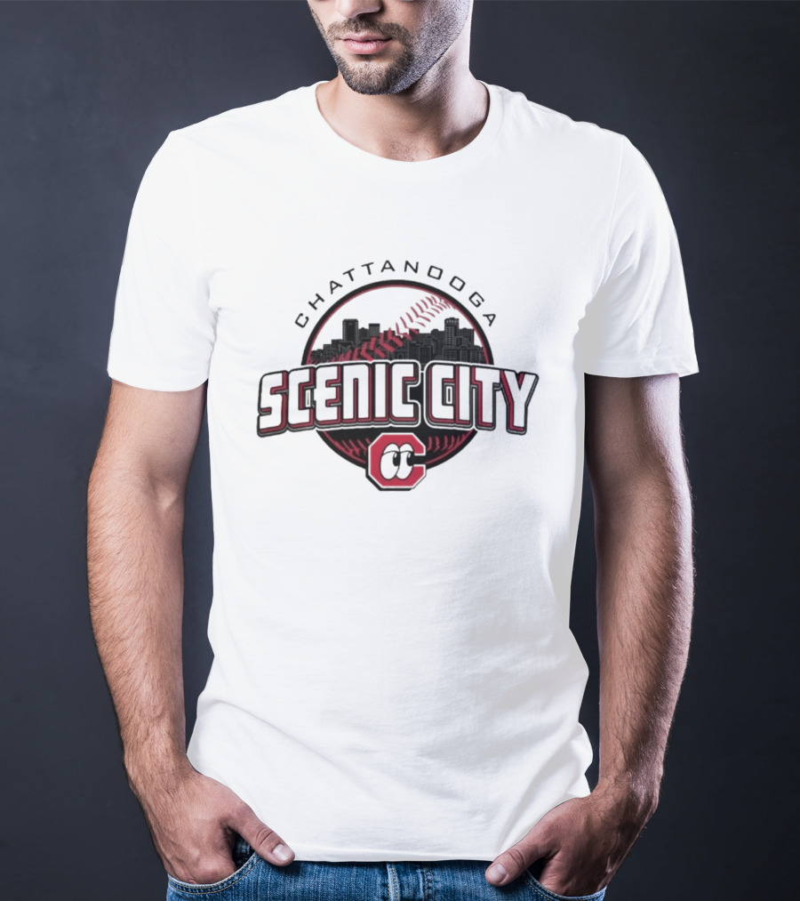 Chattanooga Scenic City Baseball CC Skyline T-Shirt