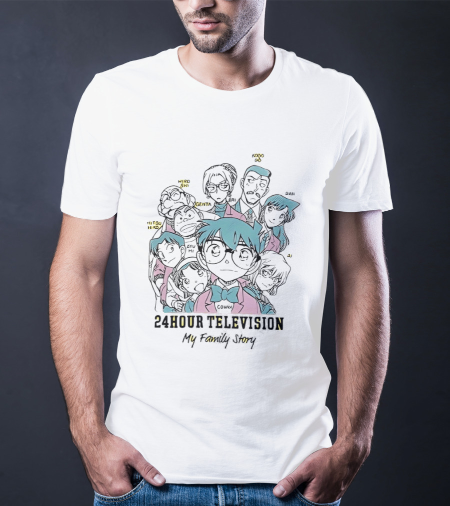 24hour Television Conan Edogawa My Family Story T-Shirt