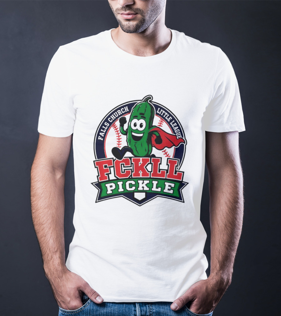 Falls Church Little League FCKLL Pickle Fundraiser Superhero T-Shirt