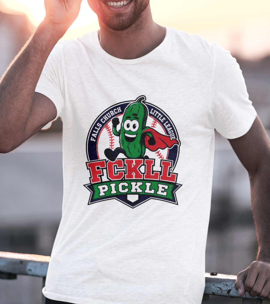 Falls Church Little League FCKLL Pickle Fundraiser Superhero T-Shirt