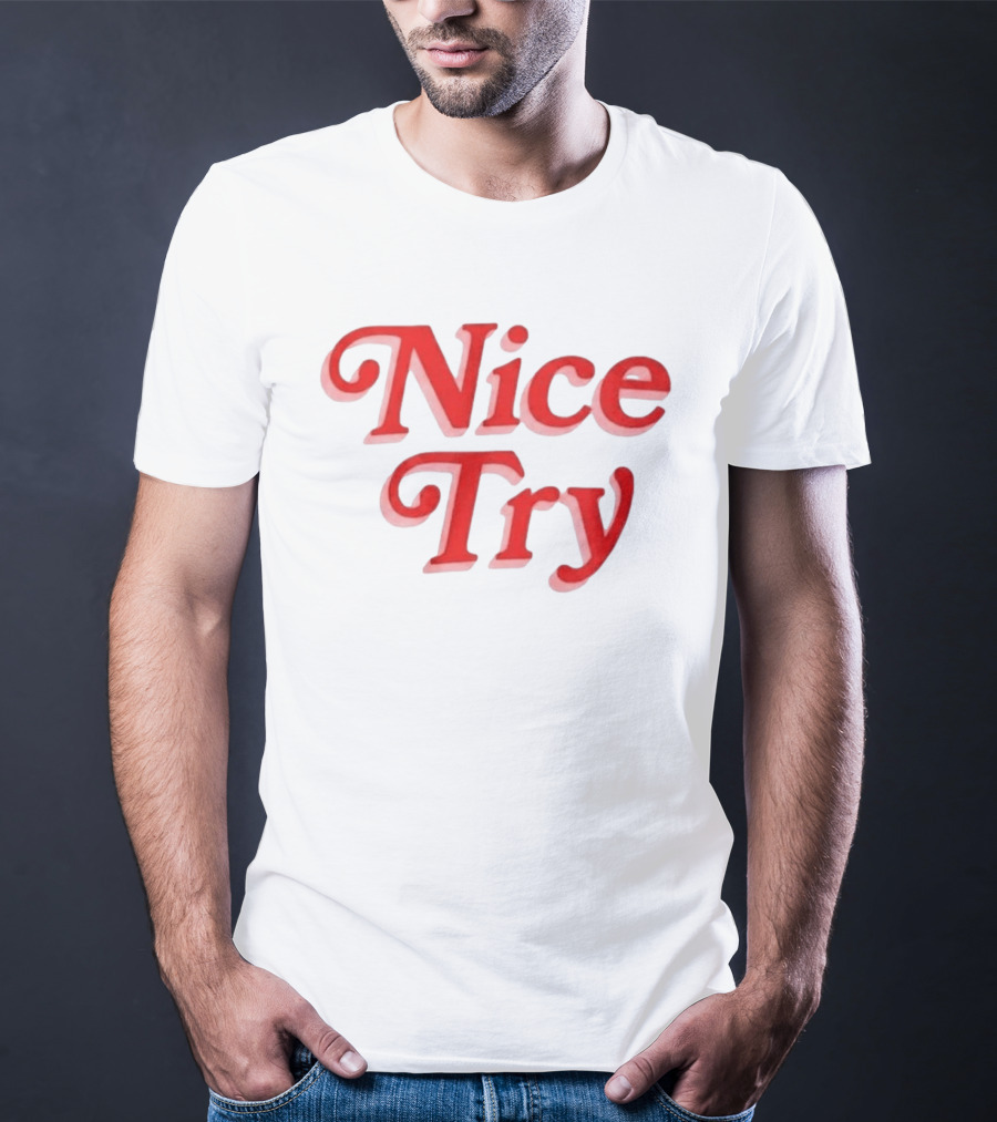 Nice Try Rose Burnout T-Shirt