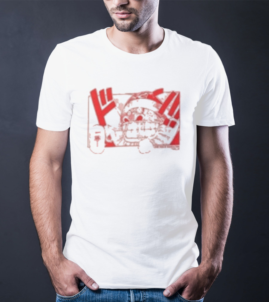 Shonen Jump One Piece Giants Story Luffy Iwara Kaizoku Anime Manga T-Shirt