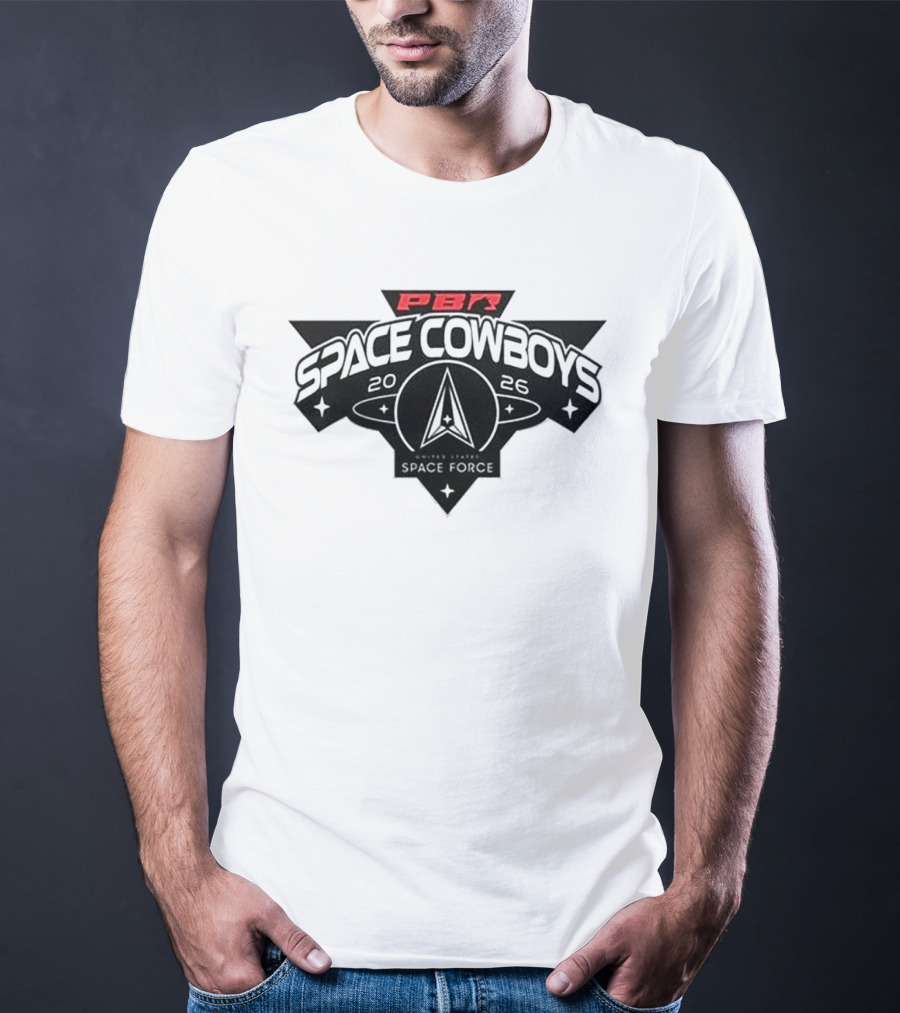 Tim McGraw Air Force Falcons PBR 2026 Space Cowboys T-Shirt