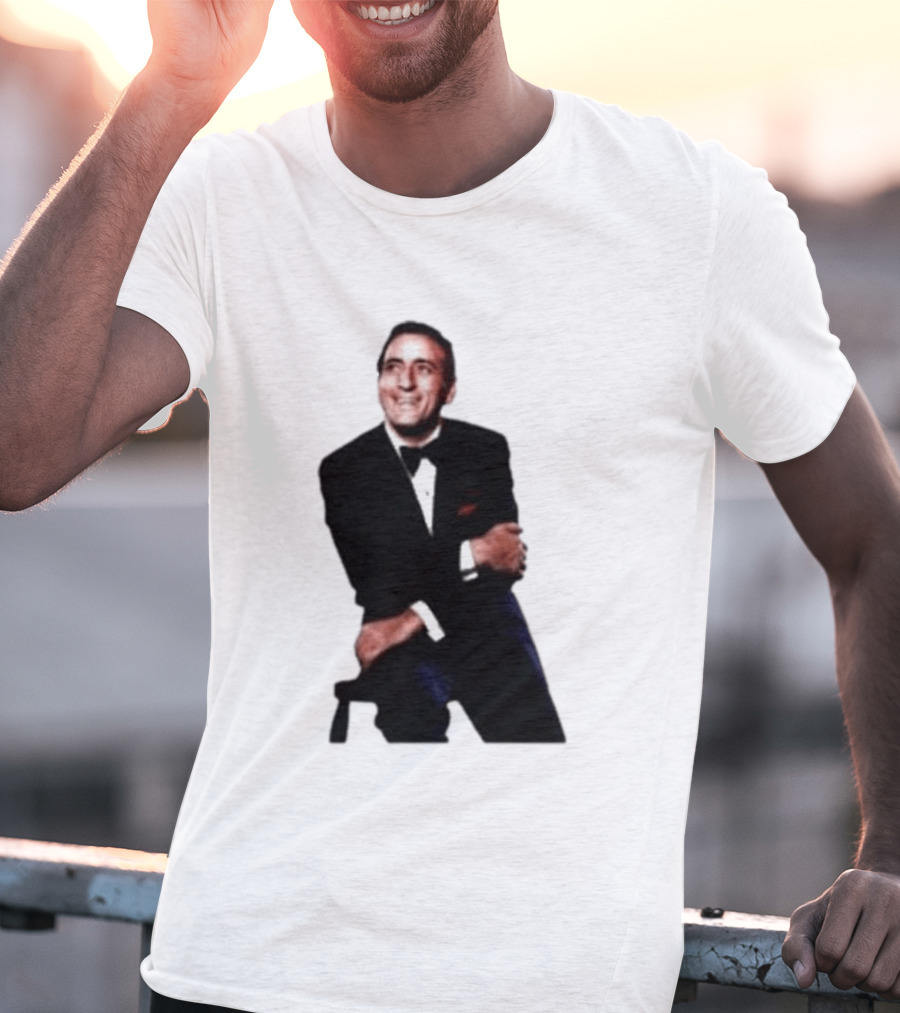 Tony Bennett The Way You Look Sitting Pose T-Shirt