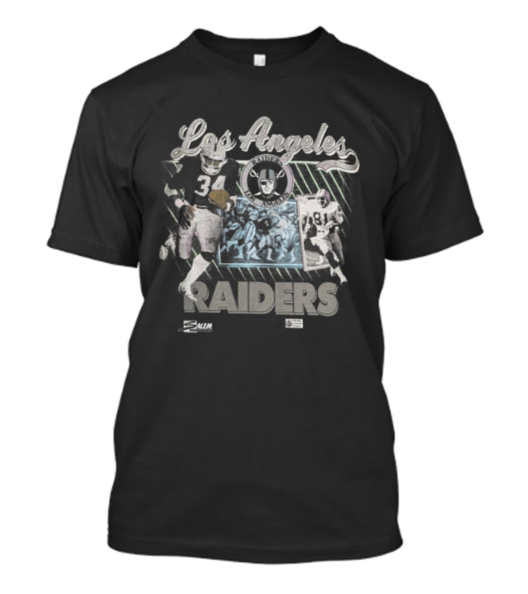 Los Angeles Raiders Bo Jackson Tim Brown 1990 T-Shirt