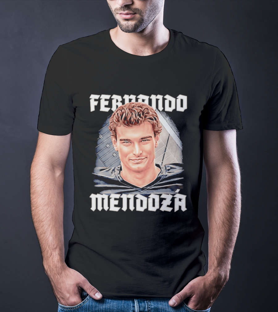 Fernando Mendoza Las Vegas Raiders Raider Nation Quarterback T-Shirt