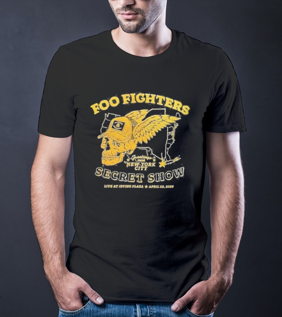 Foo Fighters Secret Show New York City Live At Irving Plaza April 30 2026 T-Shirt