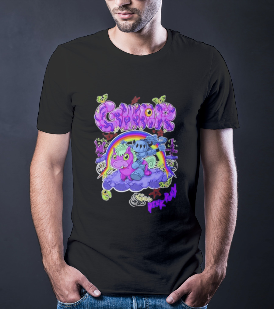 Gwar Pink Pony Club Rainbow Fantasy Adventure T-Shirt