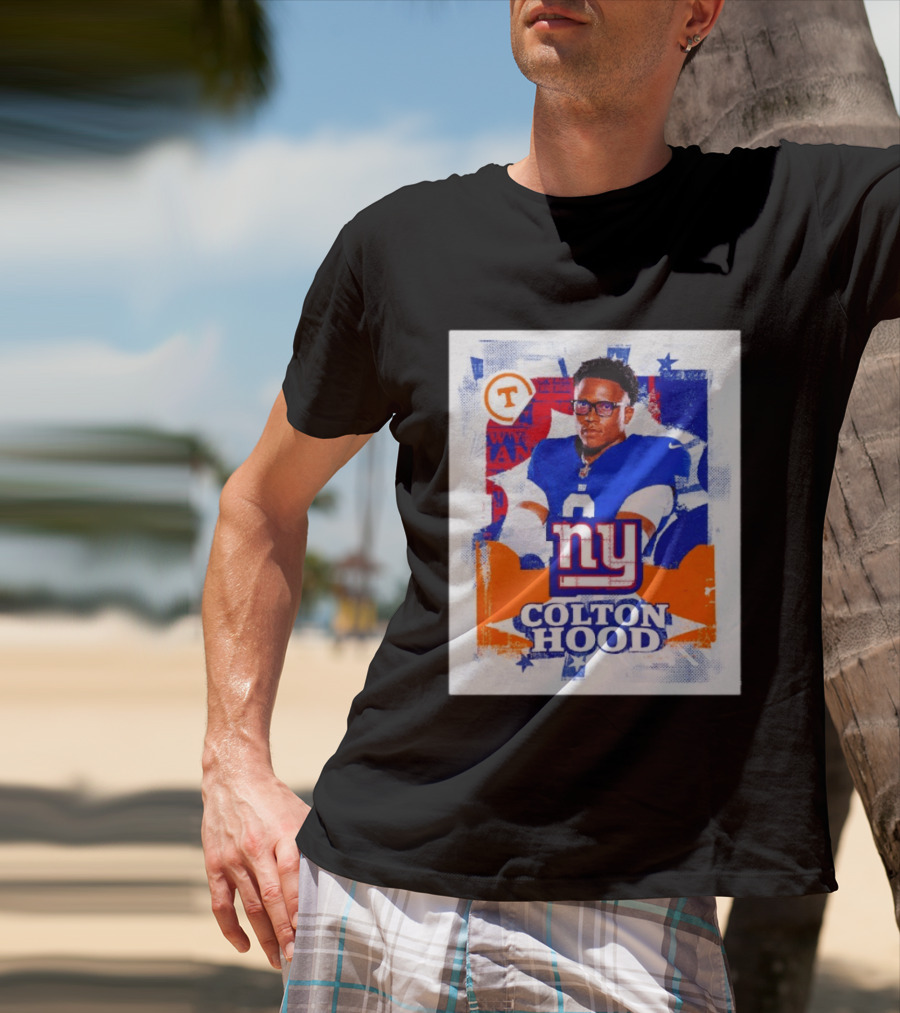 Colton Hood New York Giants 2026 Draft NY Giants Football T-Shirt