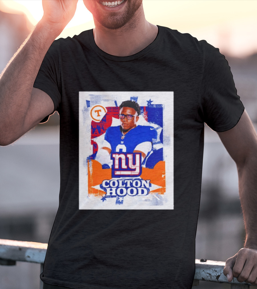 Colton Hood New York Giants 2026 Draft NY Giants Football T-Shirt