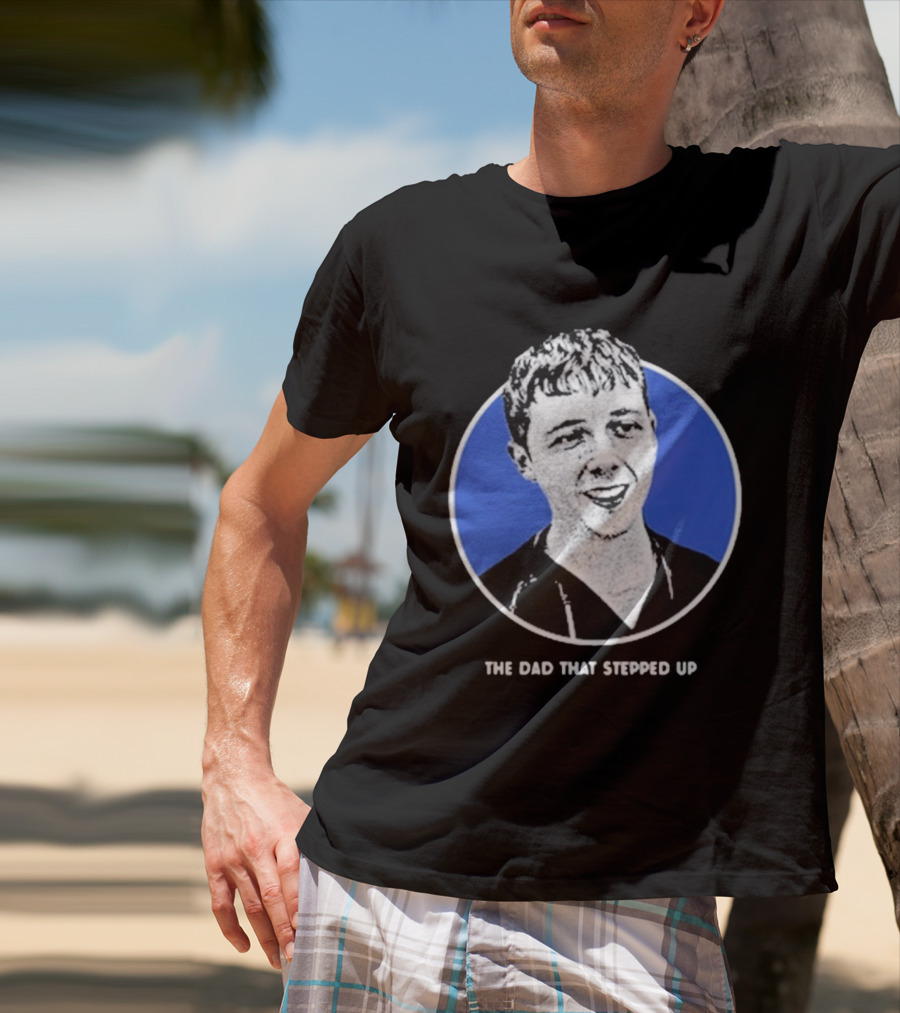 Huckleberry Finn The Dad That Stepped Up Vintage Style Circle T-Shirt
