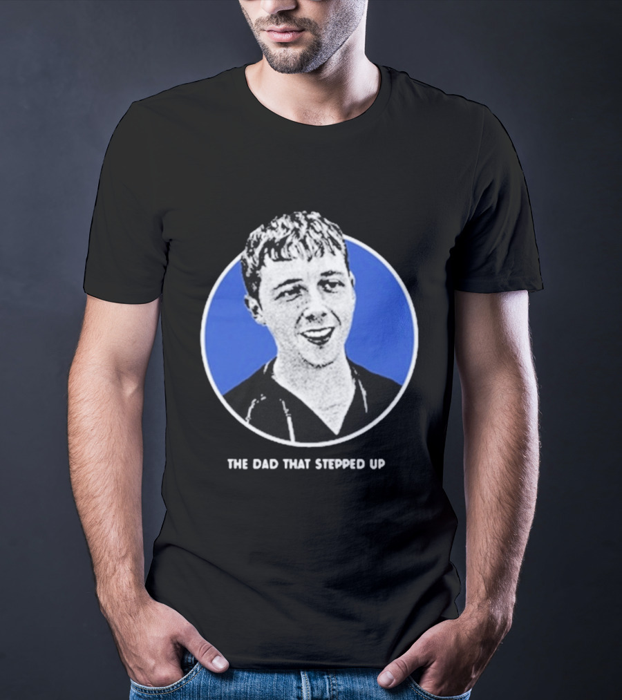 Huckleberry Finn The Dad That Stepped Up Vintage Style Circle T-Shirt