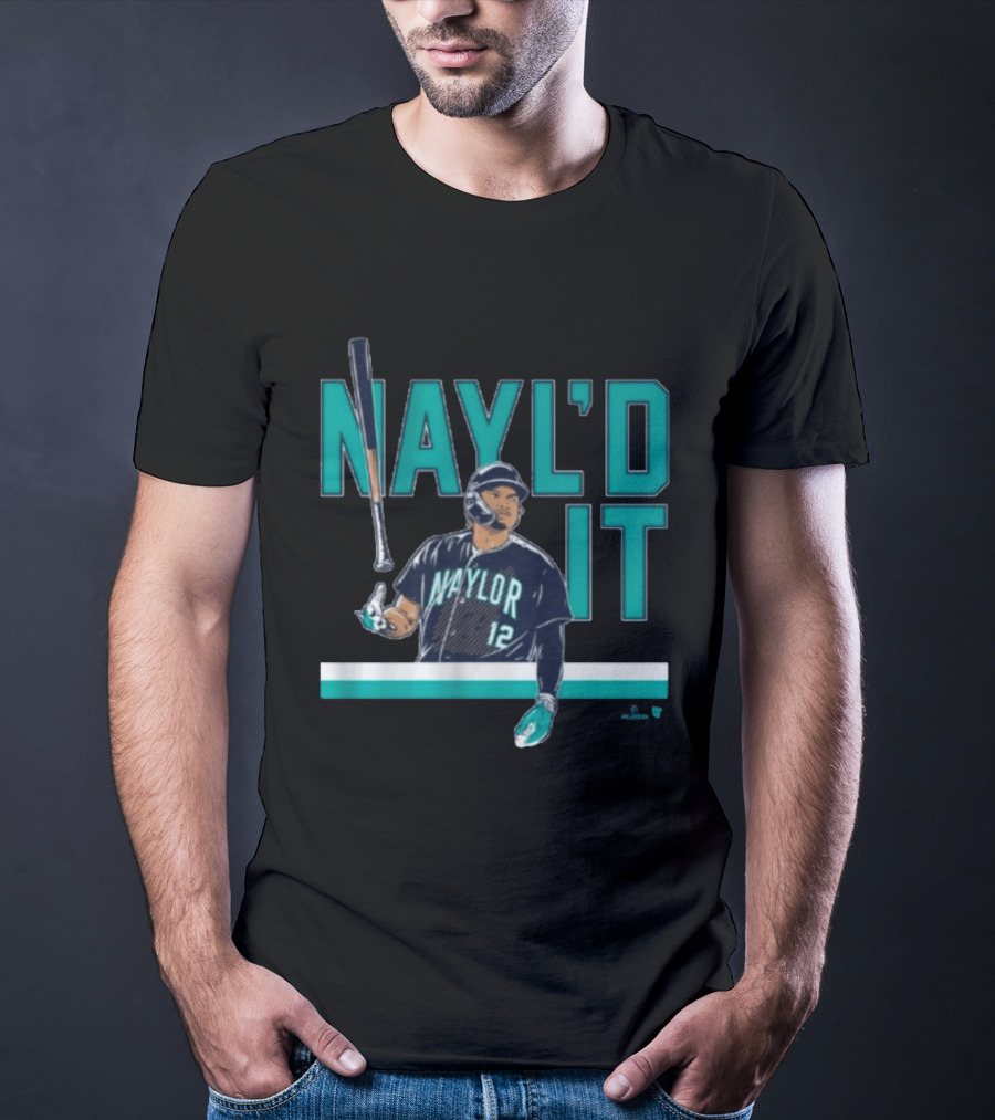 Josh Naylor Nayl'd It Bat Flip Baseball Player Number 12 T-Shirt
