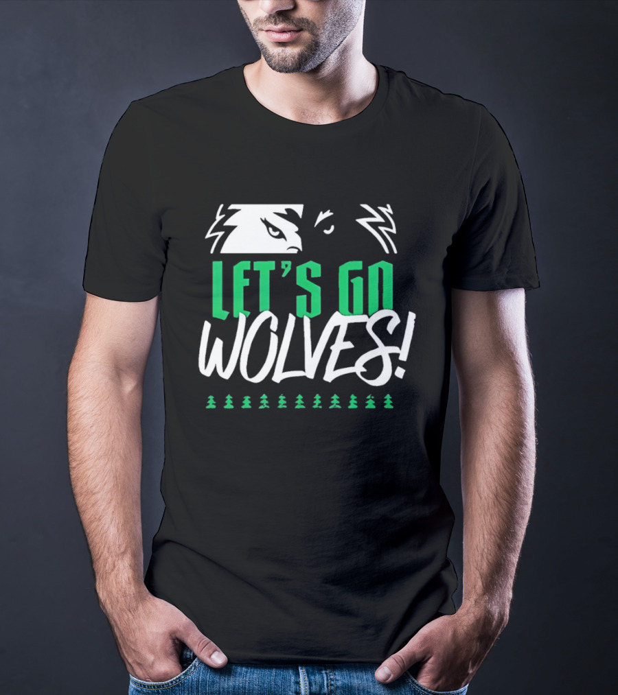 Let's Go Wolves Minnesota Timberwolves Basketball Team Excitement T-Shirt