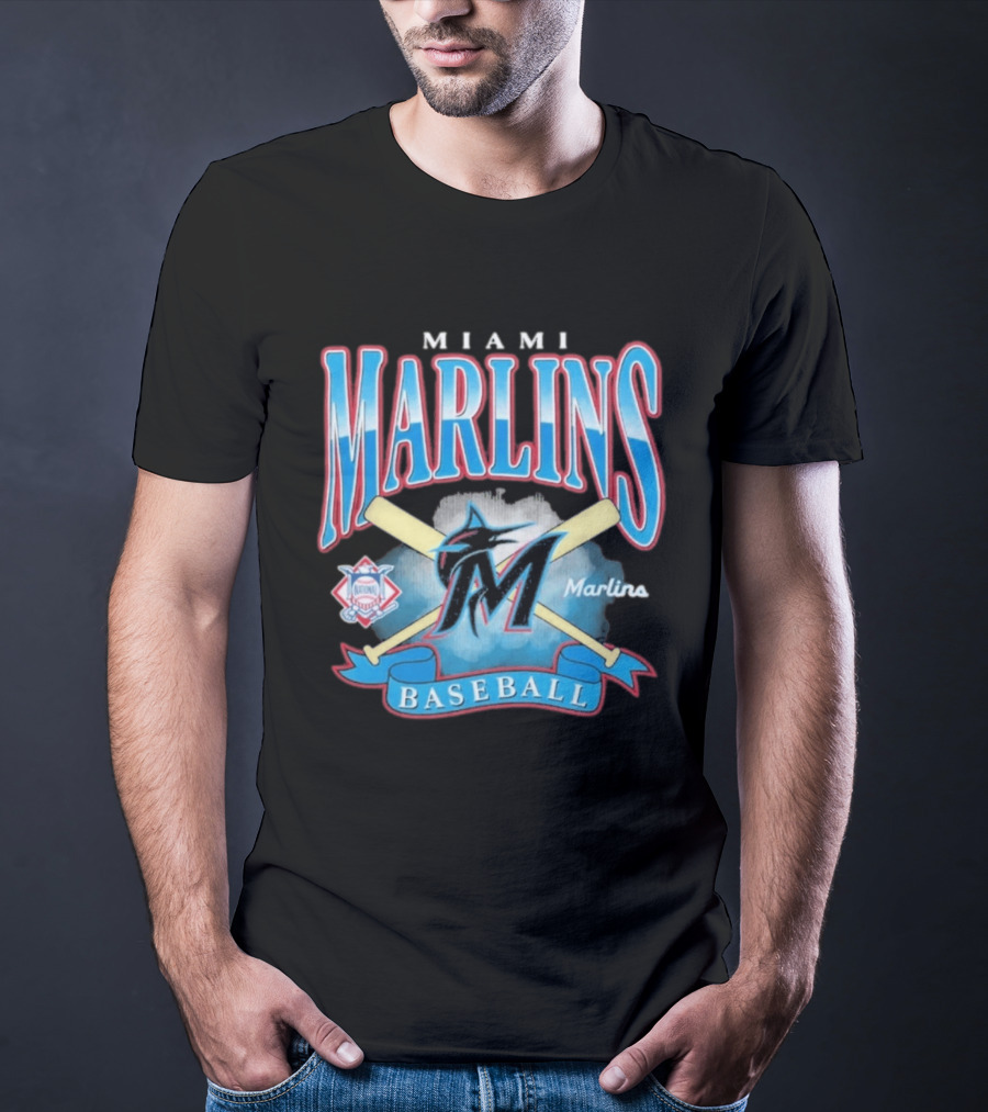 Miami Marlins Baseball Chrometown 47 Franklin National League T-Shirt