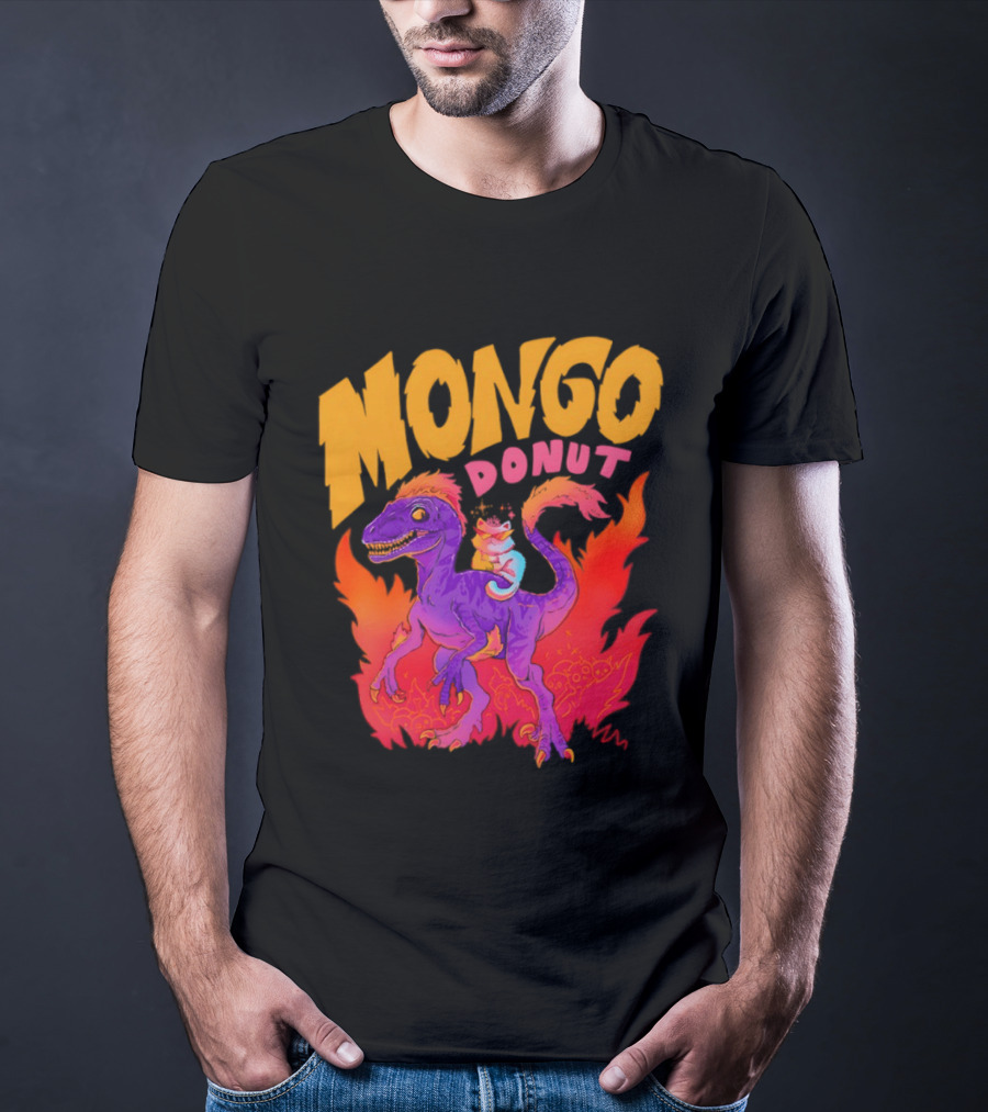 Mongo Donut Dungeon Crawler Carl Dinosaur T-Shirt