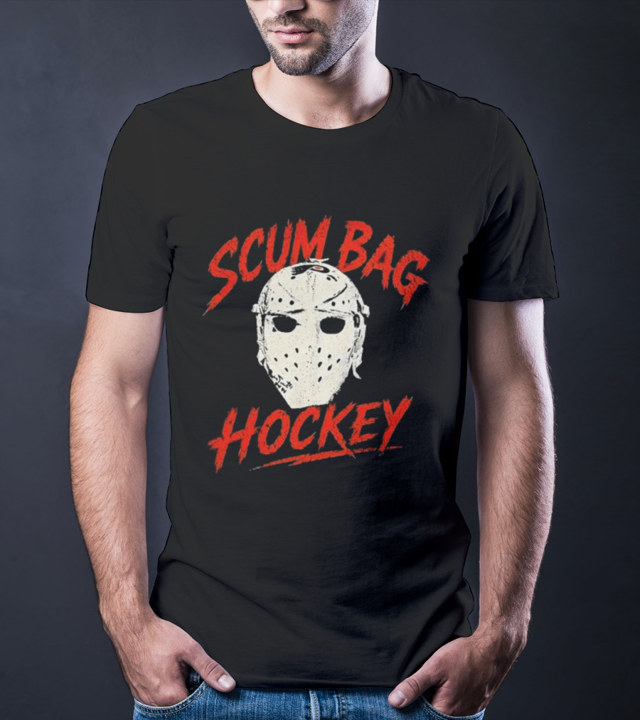 Philadelphia Flyers Scum Bag Hockey Mask T-Shirt