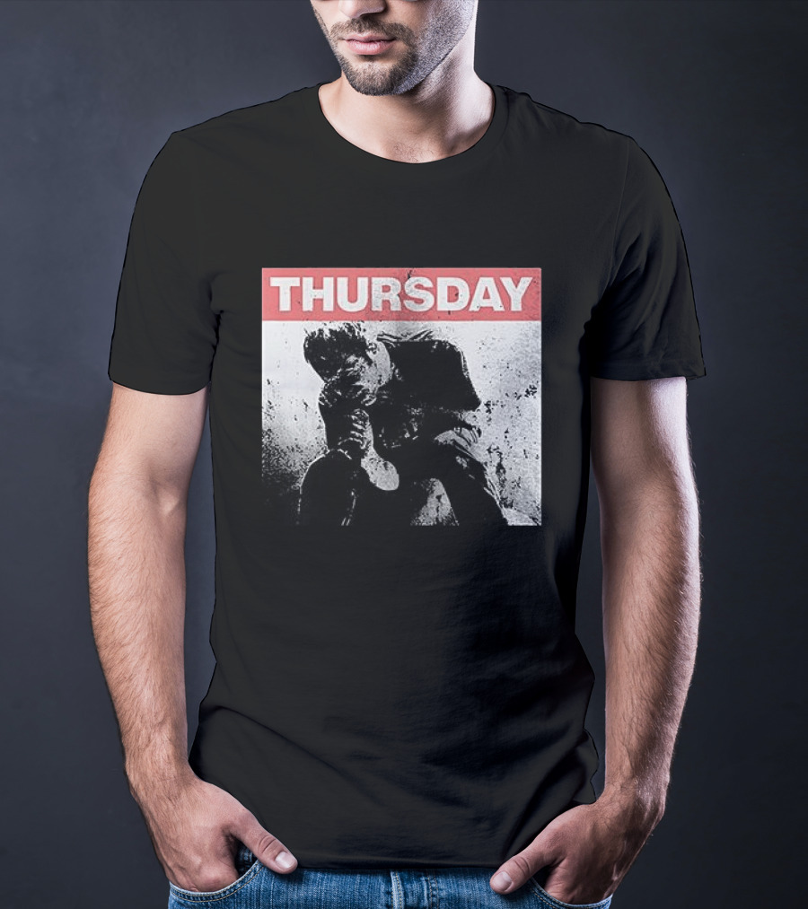 Thursday Sitting Alone In The Dark Of The Stadium Grunge T-Shirt