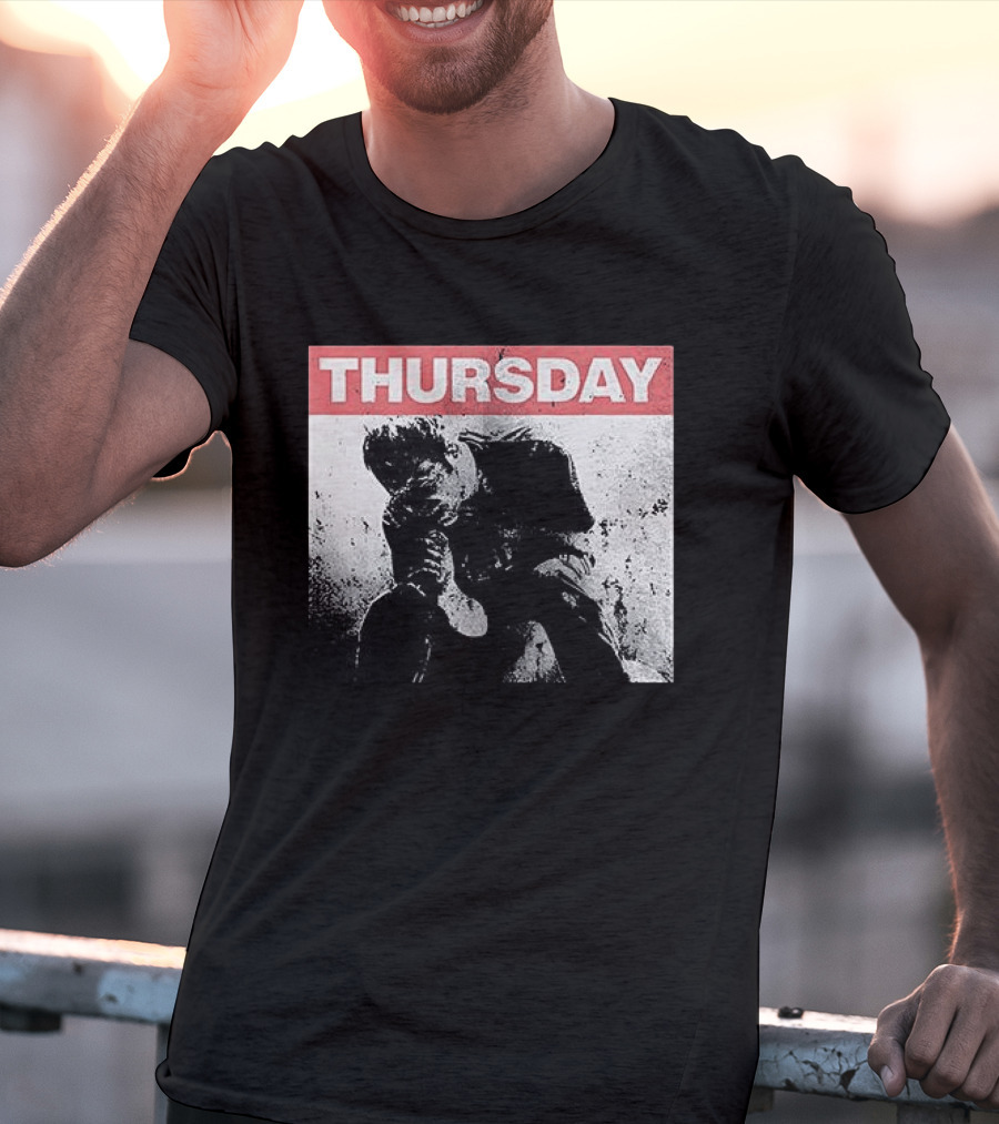 Thursday Sitting Alone In The Dark Of The Stadium Grunge T-Shirt