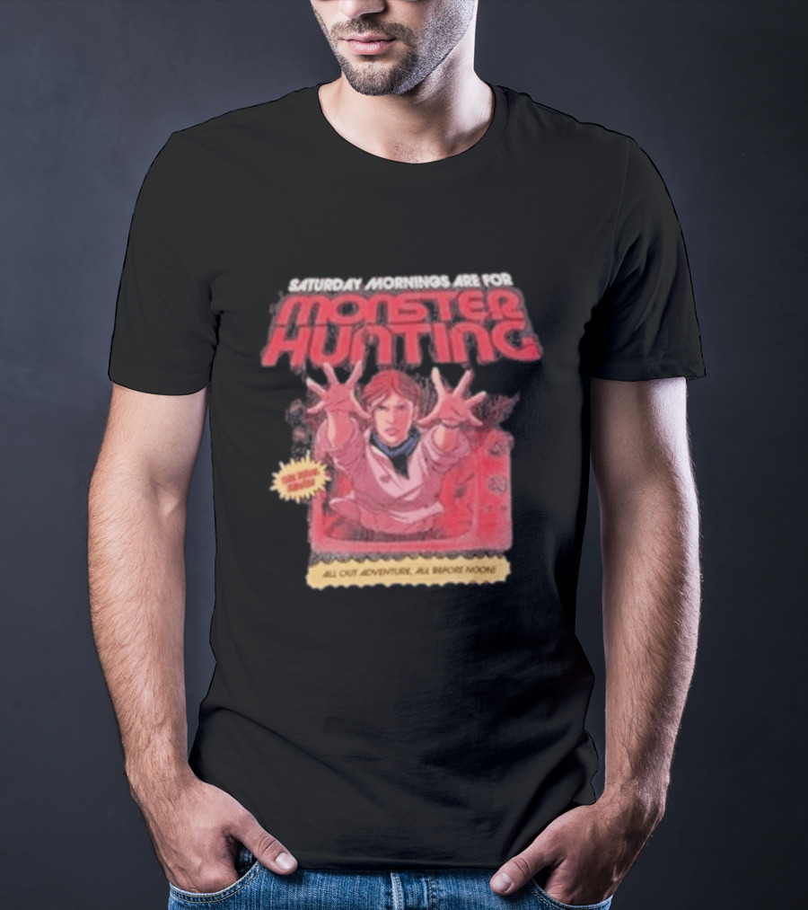 Saturday Mornings Are For Monster Hunting Vatokyo All Out Adventure All Broke None T-Shirt