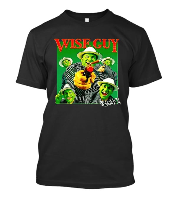 Wise Guy Billy Marchiafava Bold Green Suit And Hat Multiple Faces T-Shirt