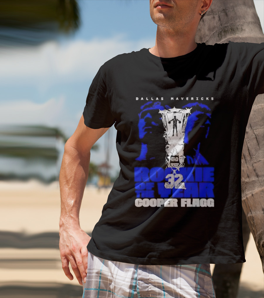 Dallas Mavericks Rookie Of The Year 2026 Cooper Flagg 32 T-Shirt