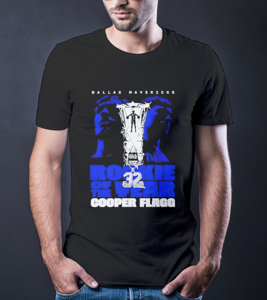 Dallas Mavericks Rookie Of The Year 2026 Cooper Flagg 32 T-Shirt