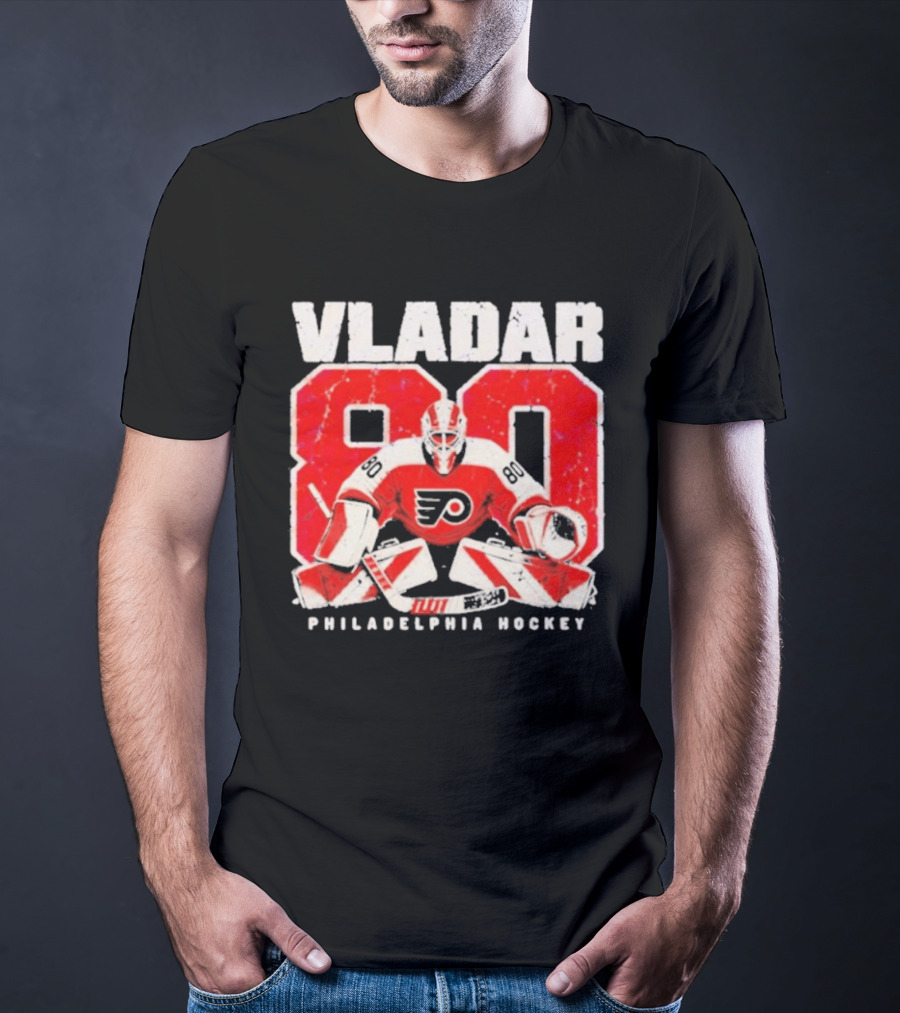 Vladar 80 Philadelphia Hockey T-Shirt
