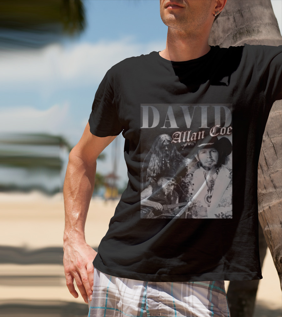 David Allan Coe Iconic Country Music Legend Images T-Shirt