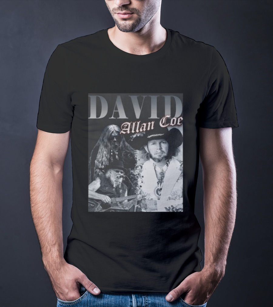 David Allan Coe Iconic Country Music Legend Images T-Shirt