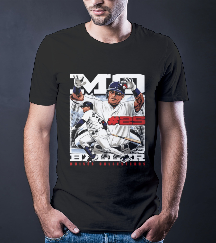 Moises Ballesteros Chicago Cubs MLB 2026 MD T-Shirt