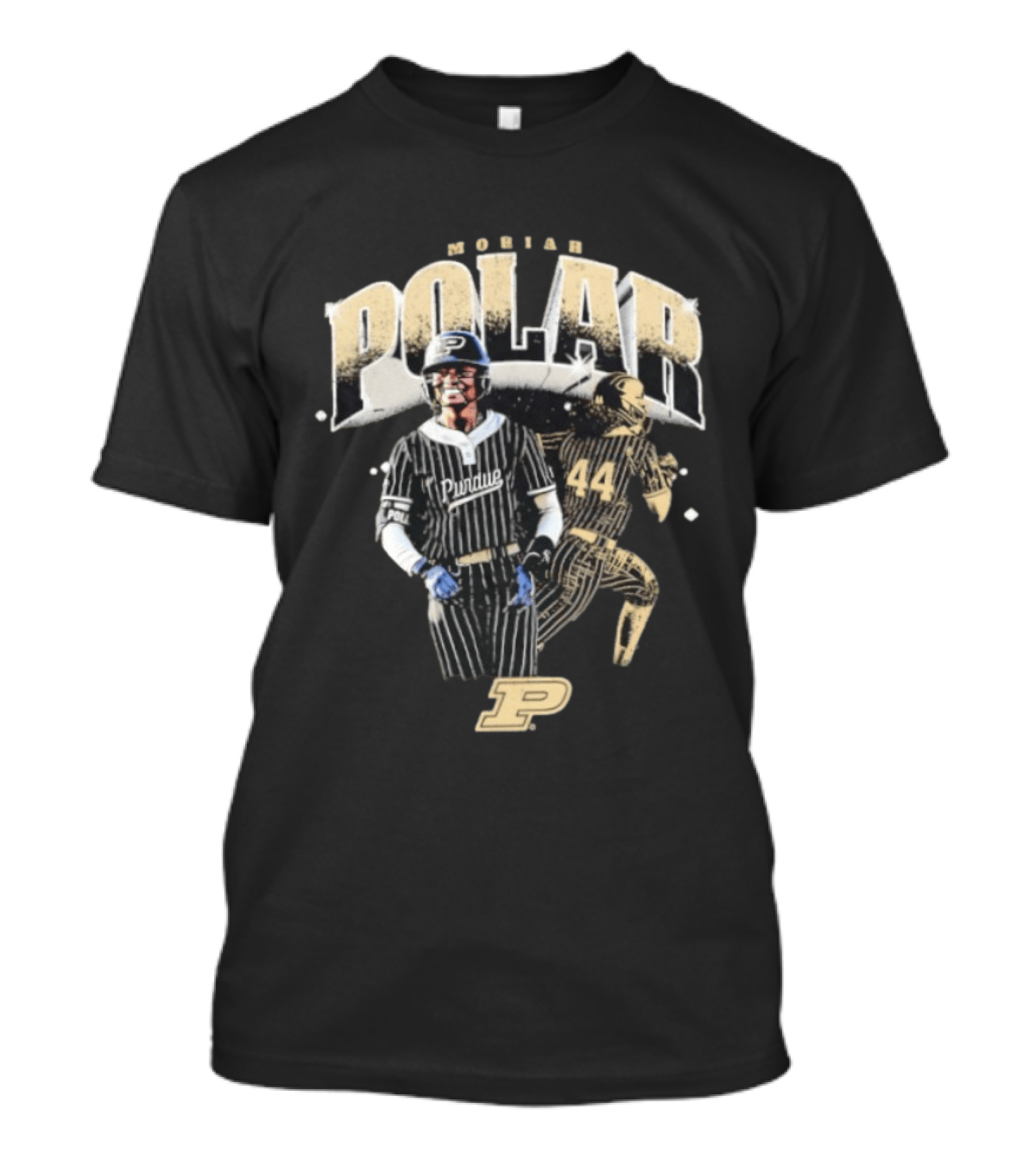 Moriah Polar Purdue Softball Player 44 Baseball Uniform T-Shirt