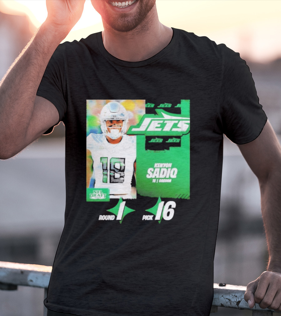 New York Jets Draft Kenyon Sadiq Pick 16 Round 1 2026 NFL Draft T-Shirt