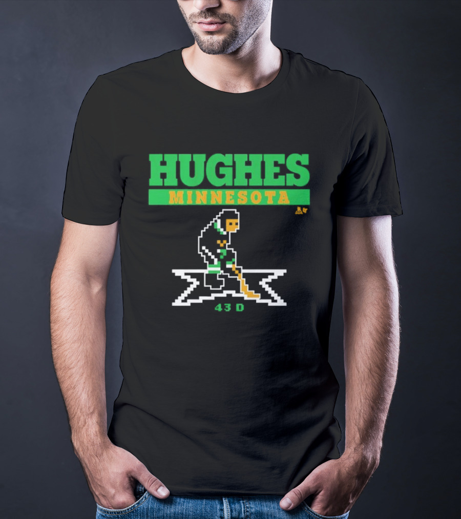 Hughes Minnesota Vintage 43 Hockey T-Shirt