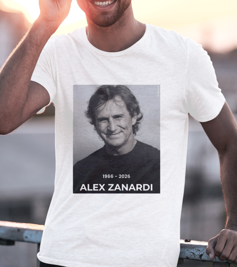 1966 2026 Alex Zanardi Con Profondo Dolore La Famiglia Comunica La Scomparsa Di Alessandro Zanardi T-Shirt