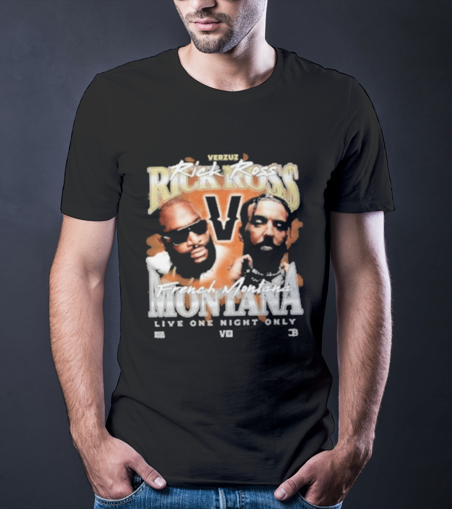 Rick Ross X French Montana Live One Night Only Verzuz Event Vibes T-Shirt