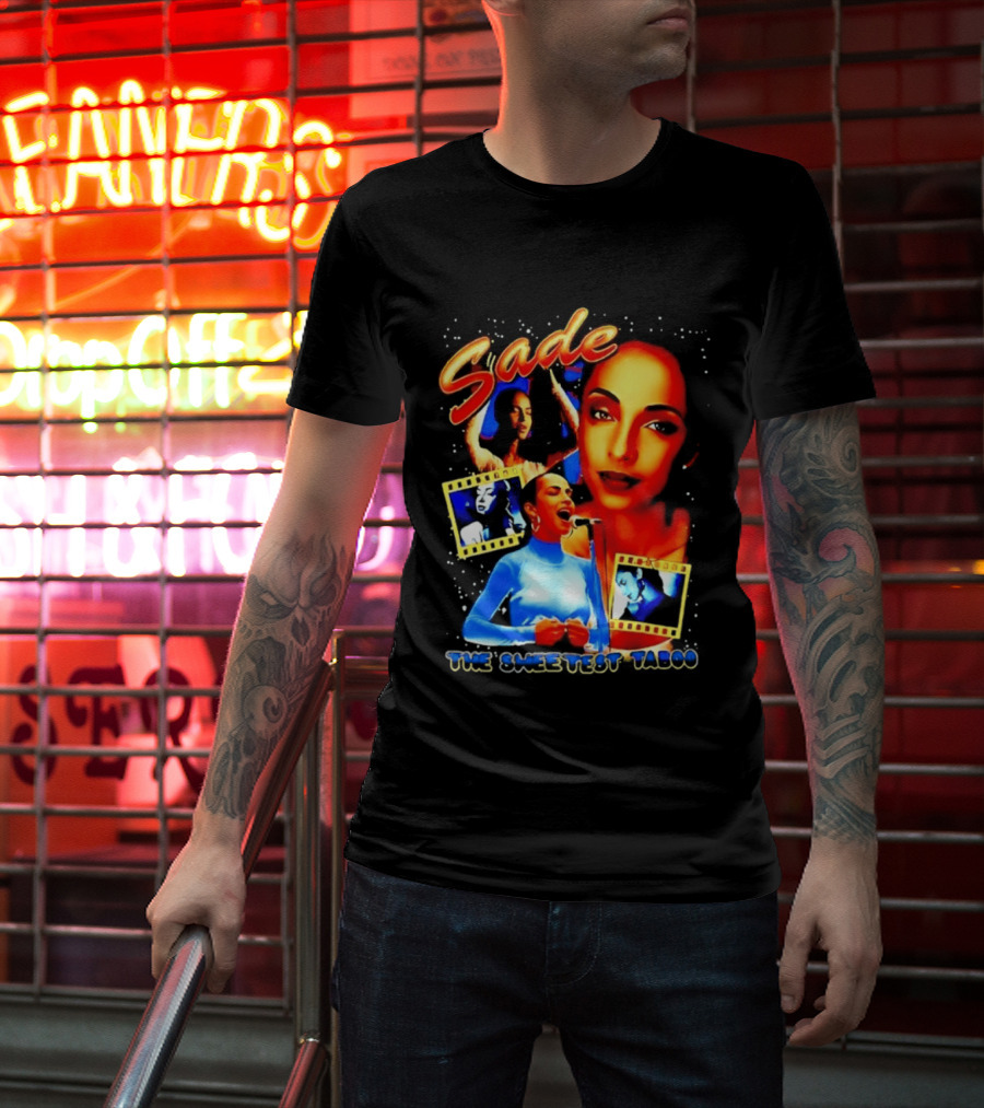 Sade The Sweetest Taboo Music Icon Montage T-Shirt