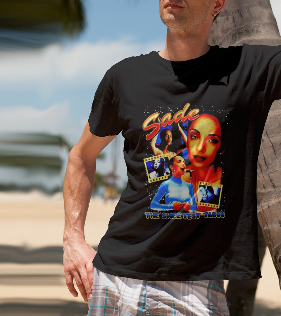 Sade The Sweetest Taboo Music Icon Montage T-Shirt