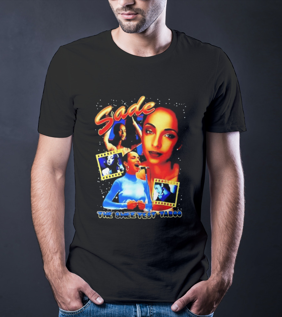 Sade The Sweetest Taboo Music Icon Montage T-Shirt