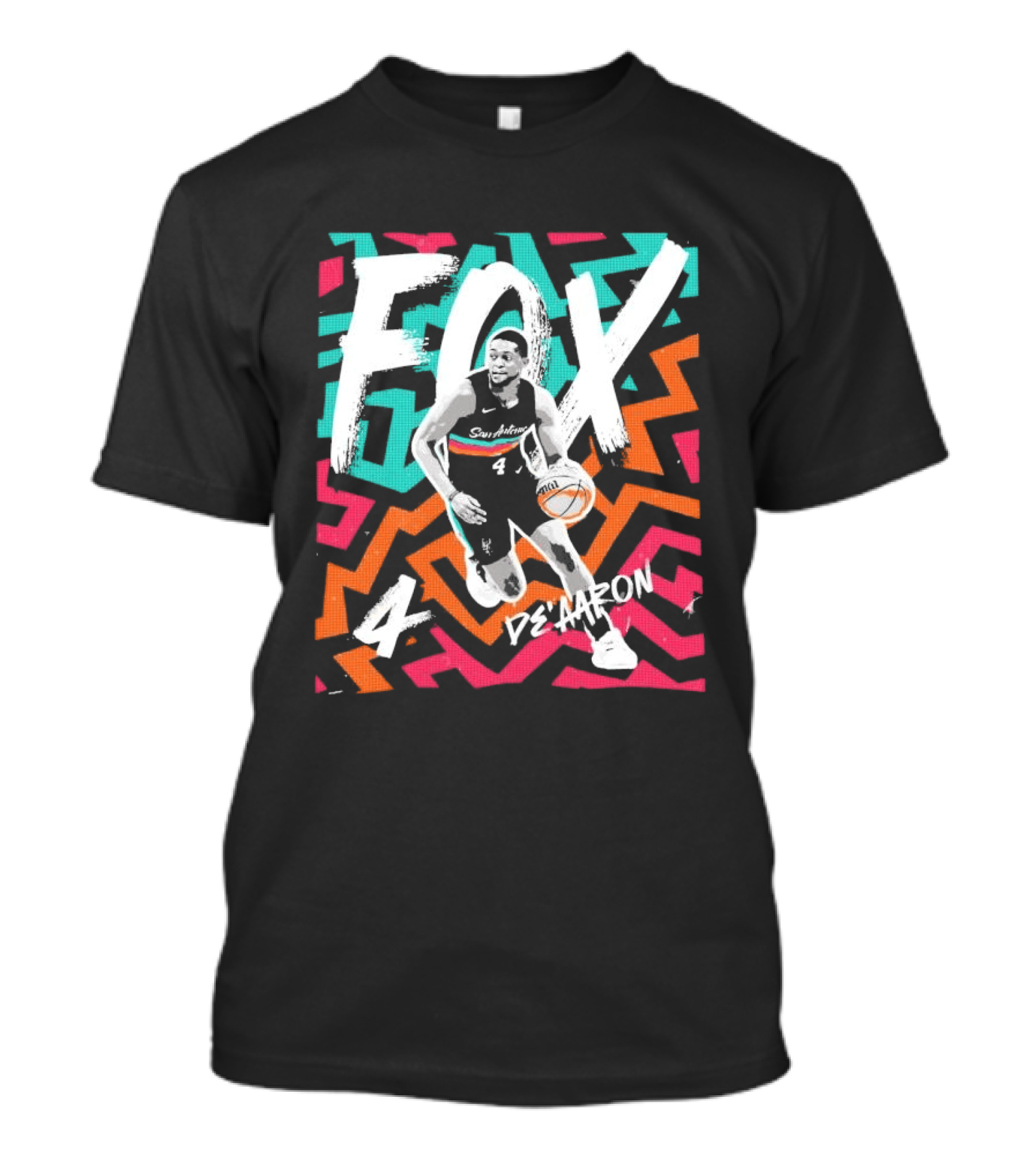 San Antonio Spurs Keldon Johnson Fox 4 De'aaron 2026 T-Shirt