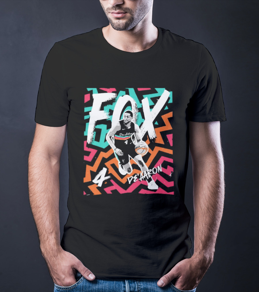 San Antonio Spurs Keldon Johnson Fox 4 De'aaron 2026 T-Shirt