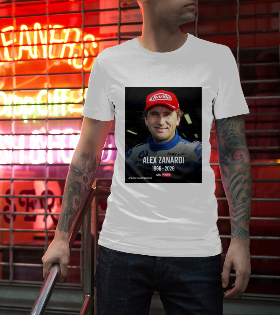 Die Sportwelt Trauert Um Ein Ganz Großes Vorbild Ruhe In Frieden Alex Zanardi 1966 2026 BMW Team Racing Sky News Barilla T-Shirt