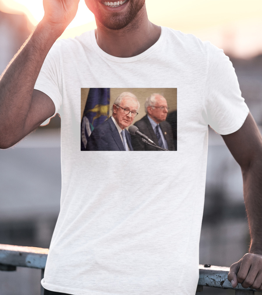 Donald W. Riegle Michigan Political Legacy Speaker Event With Bernie Sanders T-Shirt