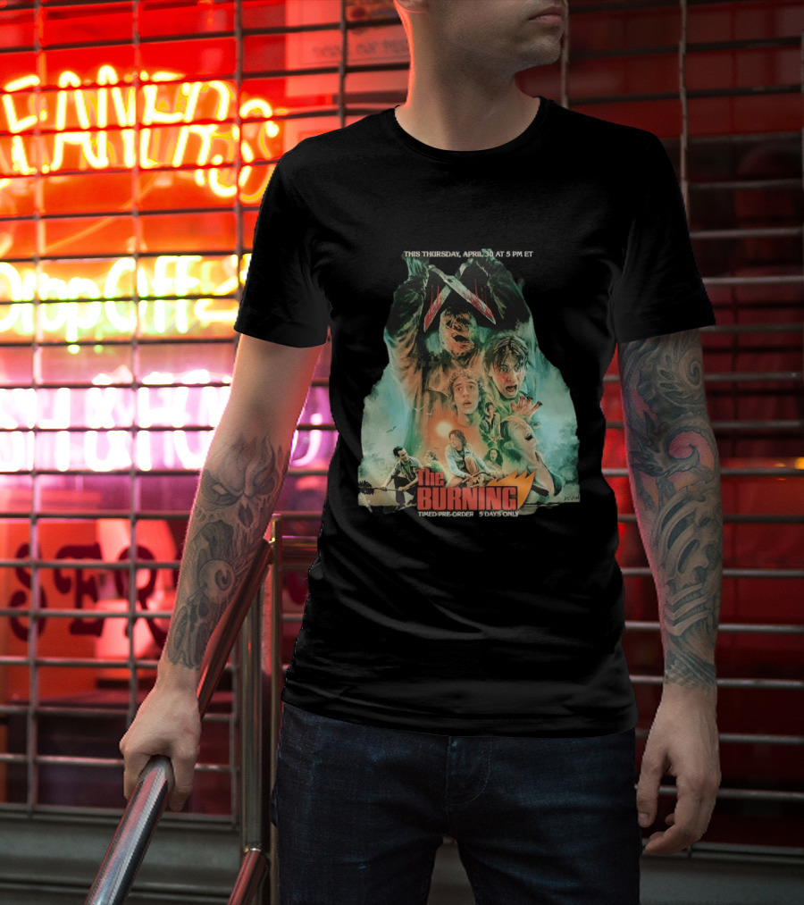 The Burning Cropsy's Revenge Horror Movie Timed Pre Order 5 Days Only T-Shirt