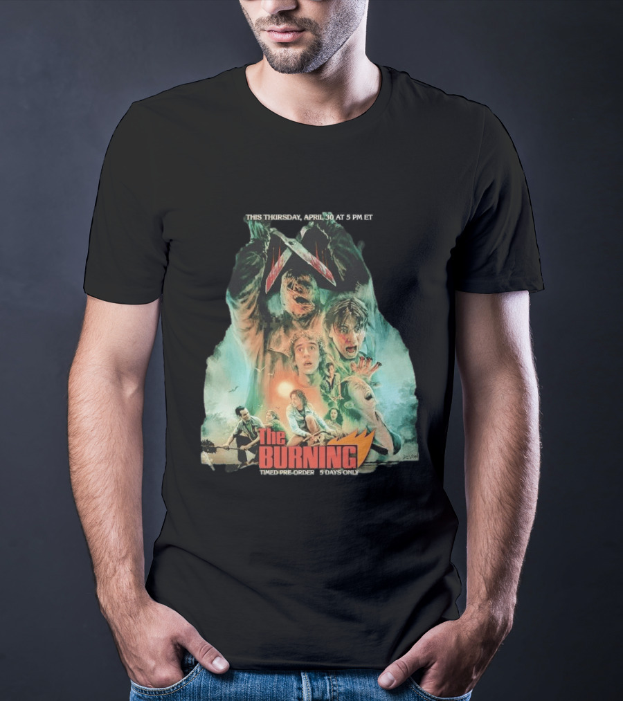 The Burning Cropsy's Revenge Horror Movie Timed Pre Order 5 Days Only T-Shirt