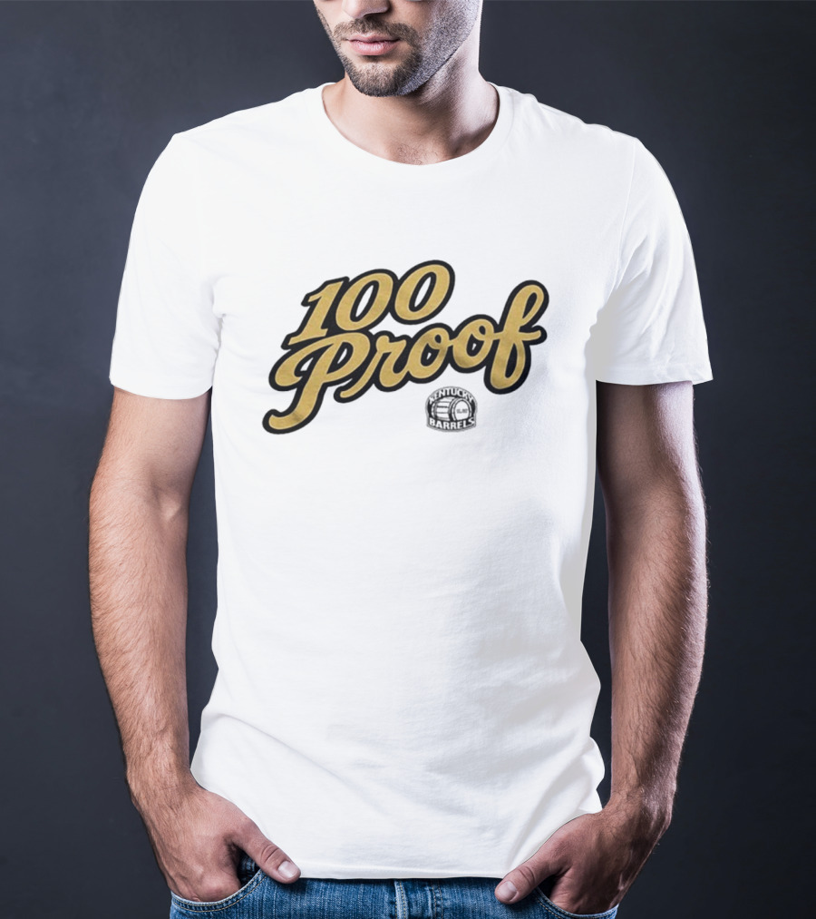 100 Proof Kentucky Barrels Football T-Shirt