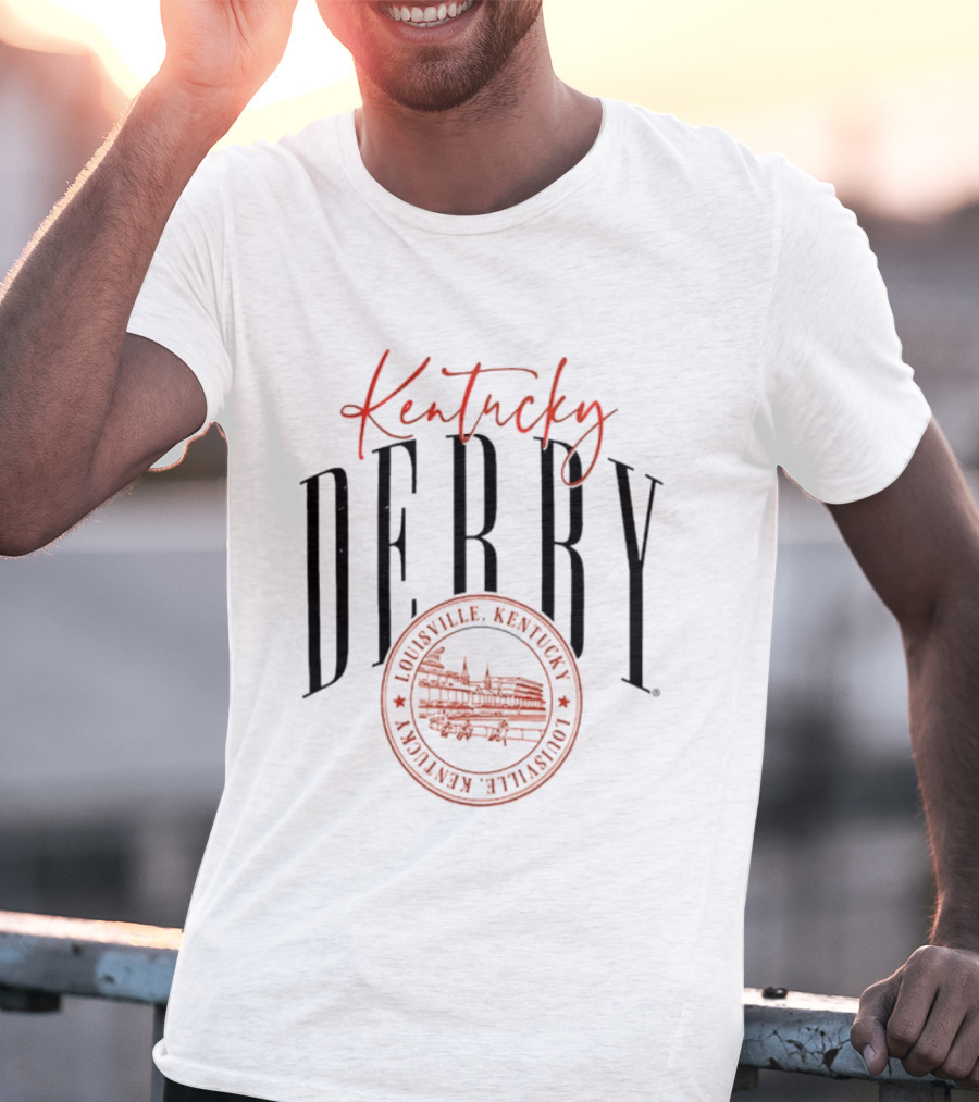 Kentucky Derby Louisville Hall Of Fame Gameday Social Oatmeal Cropped T-Shirt