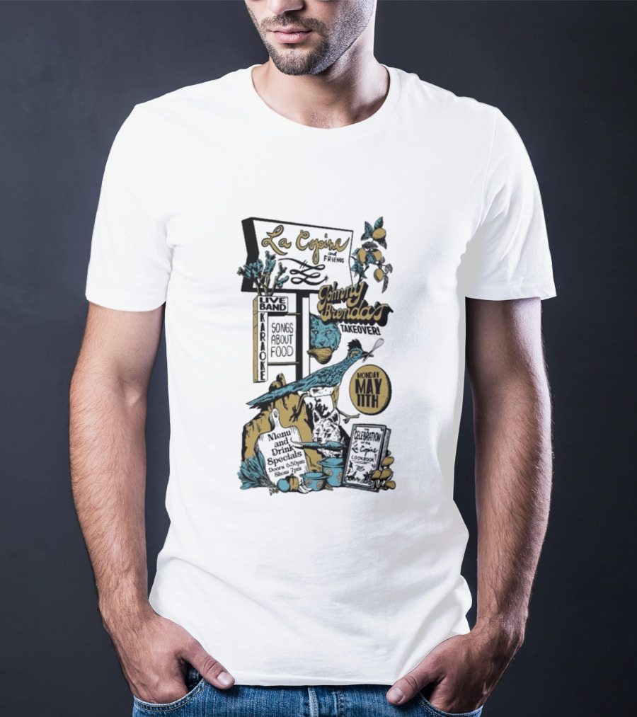 La Copine Voices Songs About Food Johnny Brenda's May 11 2026 T-Shirt