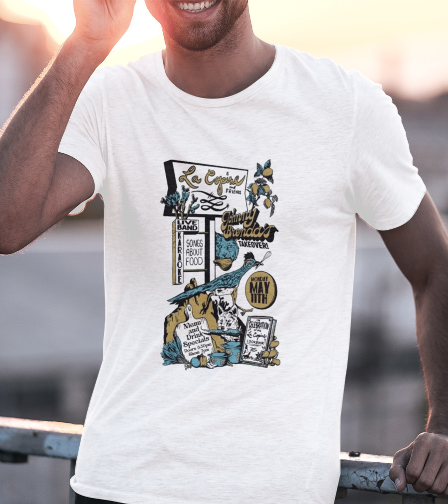 La Copine Voices Songs About Food Johnny Brenda's May 11 2026 T-Shirt